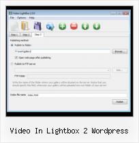 overlay video thumbnail play button video in lightbox 2 wordpress