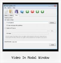 ajax video tutorials collection video in modal window