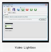 opening video with light box effect in website video lightbox