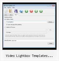 myspace video on site pop up video lightbox templates javascript