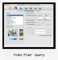 displaying phots on you tube video video plaer jquery