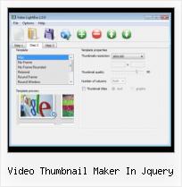 jquery video player html video thumbnail maker in jquery