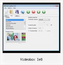 make lightbox show videos videobox ie8