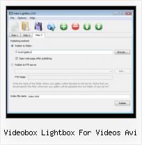 light box video ajax videobox lightbox for videos avi