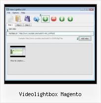 play video overlay dreamweaver videolightbox magento