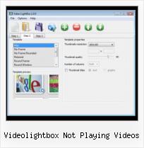 jquery video gallery script videolightbox not playing videos