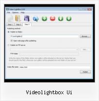jquery video player with caption videolightbox ui