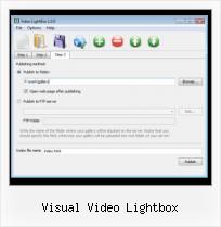 lightbox 2 se le puede poner un video visual video lightbox