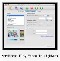 video lightbox in dreamweaver wordpress play video in lightbox
