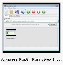 build a artist light box video clips wordpress plugin play video in lightbox