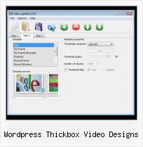 visual lightbox for video wordpress thickbox video designs