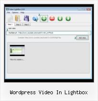 jquery video gallery wordpress video in lightbox